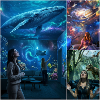 ✈️100K+ Sold 💡Newly Upgraded Immersive Projector