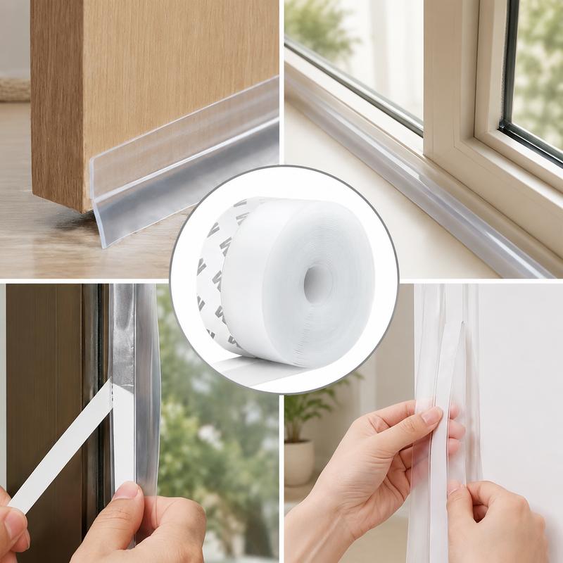(5M/16.4FT) Silicone Seal Strip For Door And Window