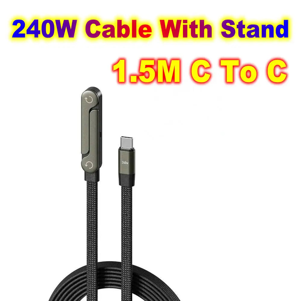 240W Fast Charging Data Cable for iPhone/Android/Tablets