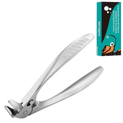 📢📢50% OFF NOW✨🔥Curved stainless steel nail clippers – Ergonomic and easy for seniors to use