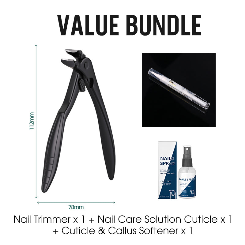 📢📢50% OFF NOW✨🔥Curved stainless steel nail clippers – Ergonomic and easy for seniors to use